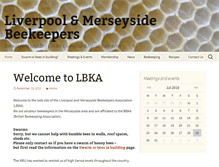 Tablet Screenshot of liverpoolbeekeepers.co.uk